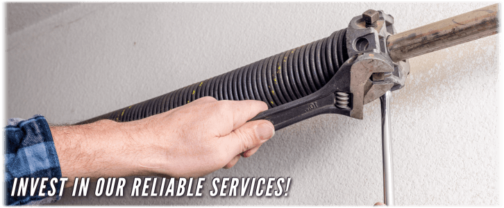 Broken Garage Door Spring Apex